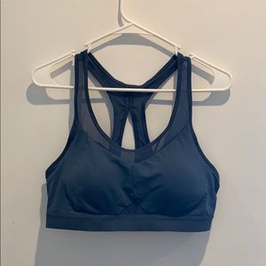 Dark blue sports bra